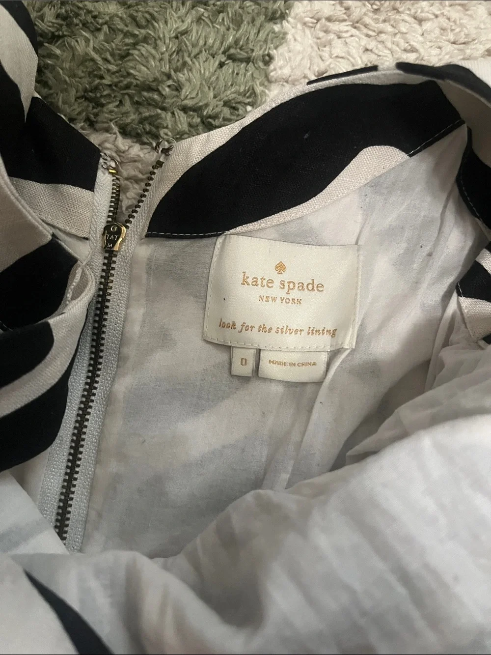 kate spade zipper back